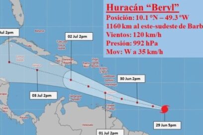 Beryl se convierte en huracán
