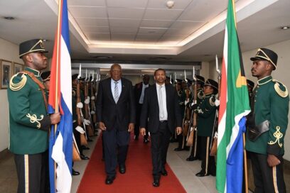 Valdés Mesa en Sudáfrica para investidura de Cyril Ramaphosa