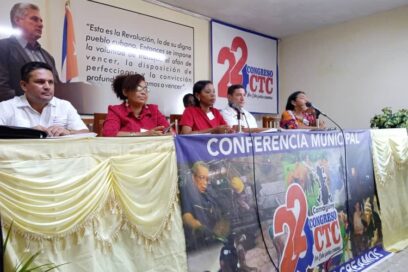 Abogan en Santa Cruz del Sur por fortalecer labor del movimiento obrero