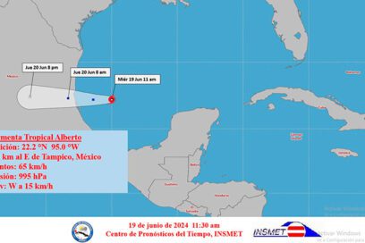 Se formó la tormenta tropical Alberto