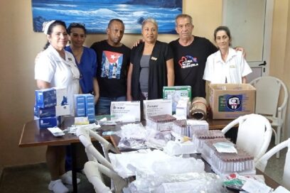 A Cuba hay que quererla dona insumos a hospital de Artemisa