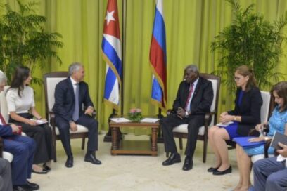 Sostienen conversaciones oficiales Esteban Lazo y Vyacheslav Volodin