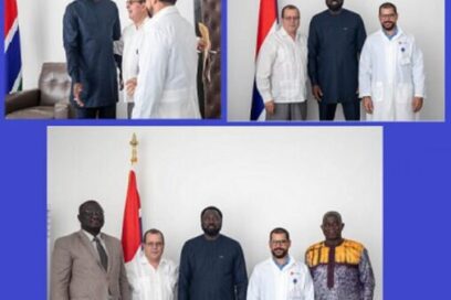 Agradece Brigada Médica Cubana reconocimiento de Gambia