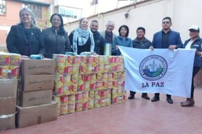 Recaudan en Bolivia una tonelada de leche para niños de Cuba