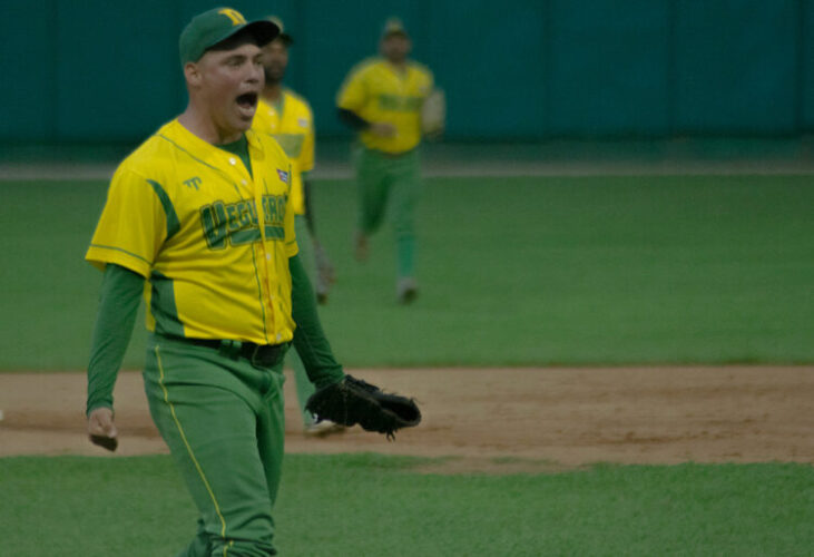Mario Valle rindió una estupenda faena monticular. Foto: István Ojeda
