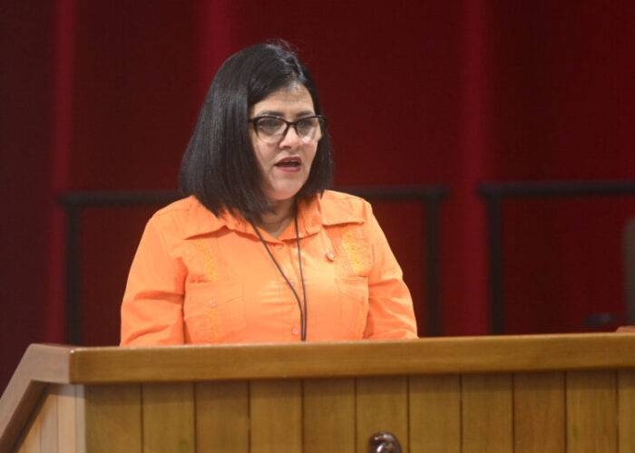 La gobernadora de Villa Clara, Milaxy Yanet Sánchez Armas. Foto: Abel Rojas Barallobre