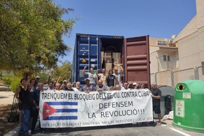 Parte de Alicante contenedor solidario hacia Cuba
