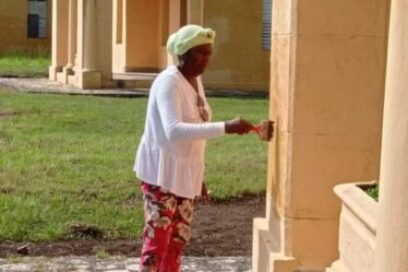 María, símbolo en honor a los caídos