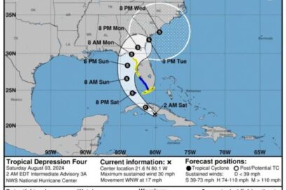 Aviso Especial No. 2: Chubascos, lluvias y tormentas eléctricas en el centro y occidente del país