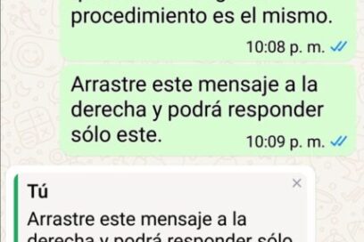 EN 500 CARACTERES: responder chat con más facilidad
