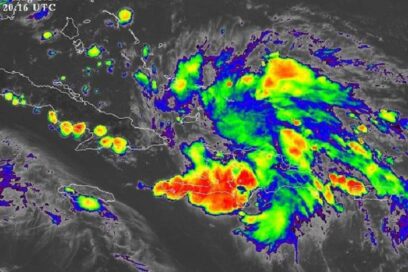 Áreas de nublados con chubascos, lluvias y tormentas eléctricas