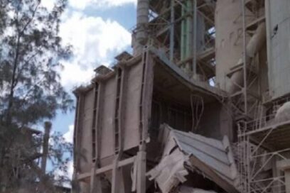 Reportan accidente en fábrica de cemento de Cienfuegos