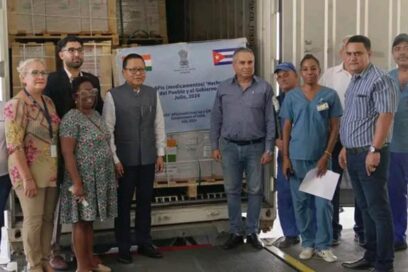 India envía donativo a Cuba para la producción de antibióticos