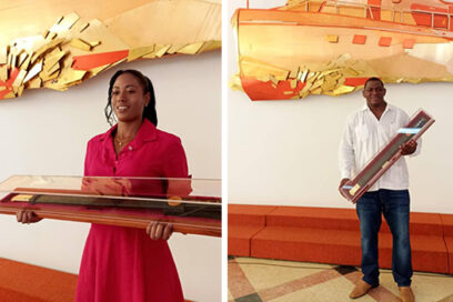 Omara y Mijaín: honran la Patria y reciben réplica del machete de Antonio Maceo