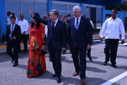 Díaz-Canel despidió al Presidente de Vietnam