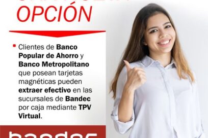 Bandec admite tarjetas BPA y BANMET para extraer efectivo en TPV virtual