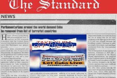 Destacan en Gambia demanda de parlamentarios del mundo de retirar a Cuba de listado países terroristas