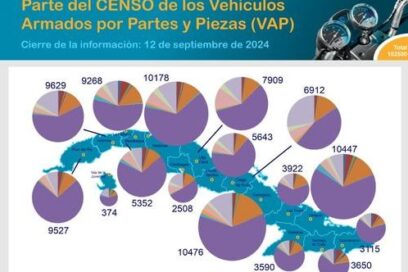 Censados más de 100 mil vehículos armados por partes y piezas