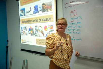 Angelita, apasionada por el aula