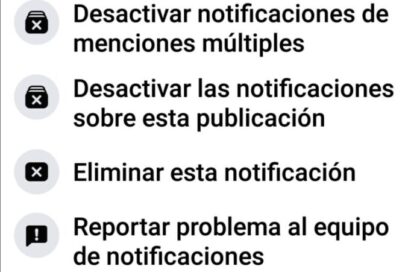 EN 500 CARACTERES: Para evitar molestas notificaciones