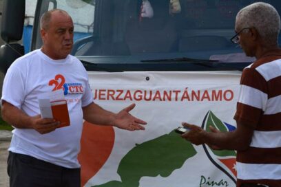 Hacia Guantánamo primer contenedor con donaciones del Occidente