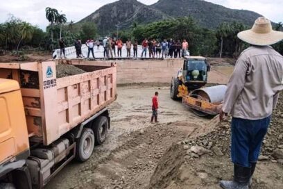 Abren caminos constructores tuneros en Guantánamo
