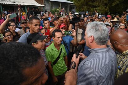 Recorre Díaz Canel municipios afectados por Oscar en Guantánamo