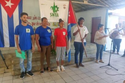 Abanderan en Mayabeque delegación azucarera a la III Conferencia Nacional