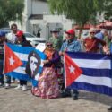 Protestan contra el bloqueo (+Video)
