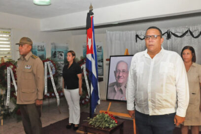 Homenaje póstumo en Guantánamo al General de Cuerpo de Ejército Ramón Espinosa Martín