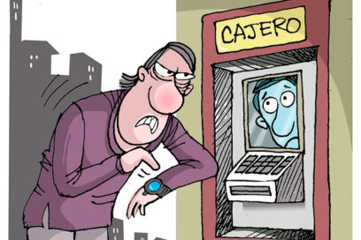 Con el cajero algo no funciona bien