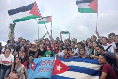 Cuba marcha por la paz en solidaridad con Palestina