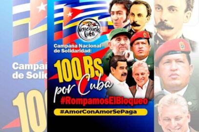 Venezuela: lanzan campaña de solidaridad con Cuba y contra el bloqueo