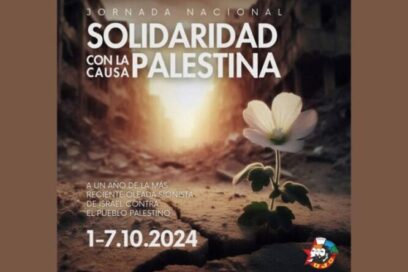 Jóvenes de Cuba reafirman su solidaridad con causa palestina