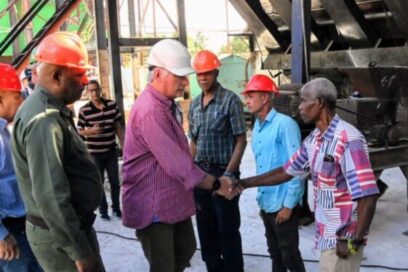 Recorre Díaz-Canel el matancero municipio de Calimete (+video)