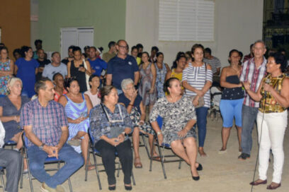 Participó Esteban Lazo en rendición de cuenta del delegado a sus electores del municipio Playa
