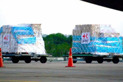 Agradecen donativo de la Cruz Roja Internacional