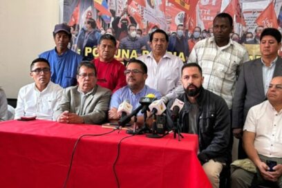 Sindicatos de Ecuador convocan a movilización contra el Gobierno