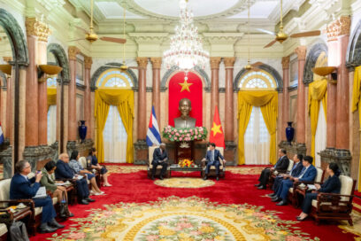 Sostiene Esteban Lazo encuentros con máximos dirigentes de Vietnam (+video)