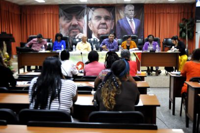 Sesiona Pleno del Sindicato del Comercio, la Gastronomía y los Servicios