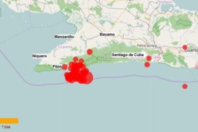 Sismo de 4,0 al sureste de Pilón hoy a las 8:17 a. m.