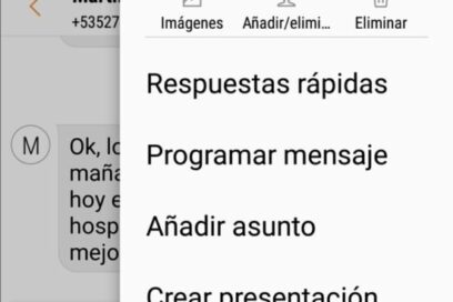 EN 500 CARACTERES Programar SMS