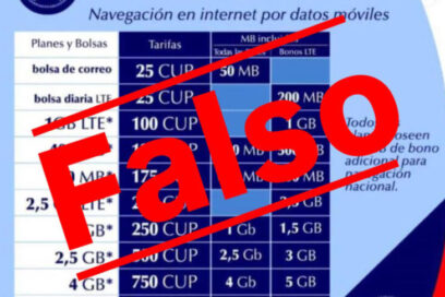 Es falsa la información sobre nuevas tarifas de navegación de Internet por datos móviles