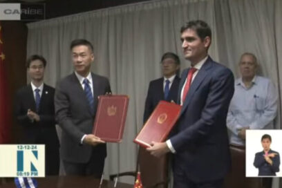 Formalizan Cuba y China proyecto de inversión en energía renovable