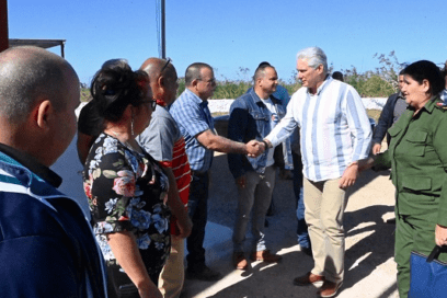 Verifica Díaz-Canel labores de recuperación en Caimito (+Video)