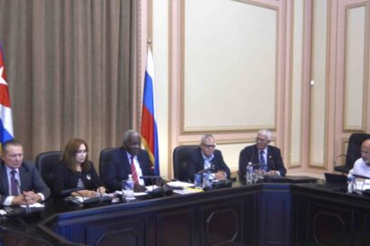 Sostiene Esteban Lazo encuentro virtual con Presidenta del Consejo de la Federación de Rusia