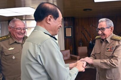 Recibió Raúl al Vicepresidente de la Comisión Militar Central de China (+video)