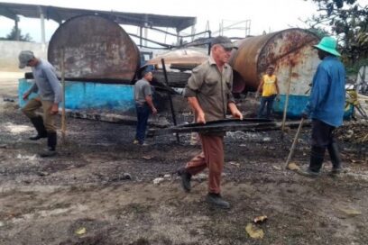 Planta de asfalto espirituana apta para seguir produciendo tras incendio