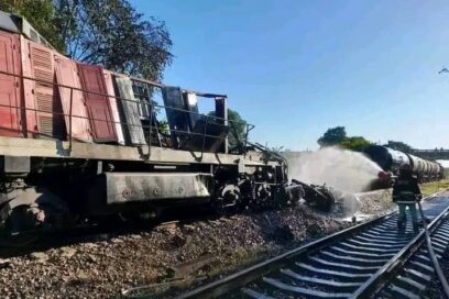 Choque de trenes en Sancti Spíritus