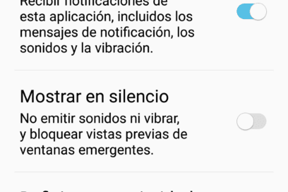 EN 500 CARACTERES Decida las notificaciones que recibirá